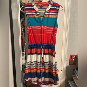 Lily Rose Multicolor Striped Midi Dress